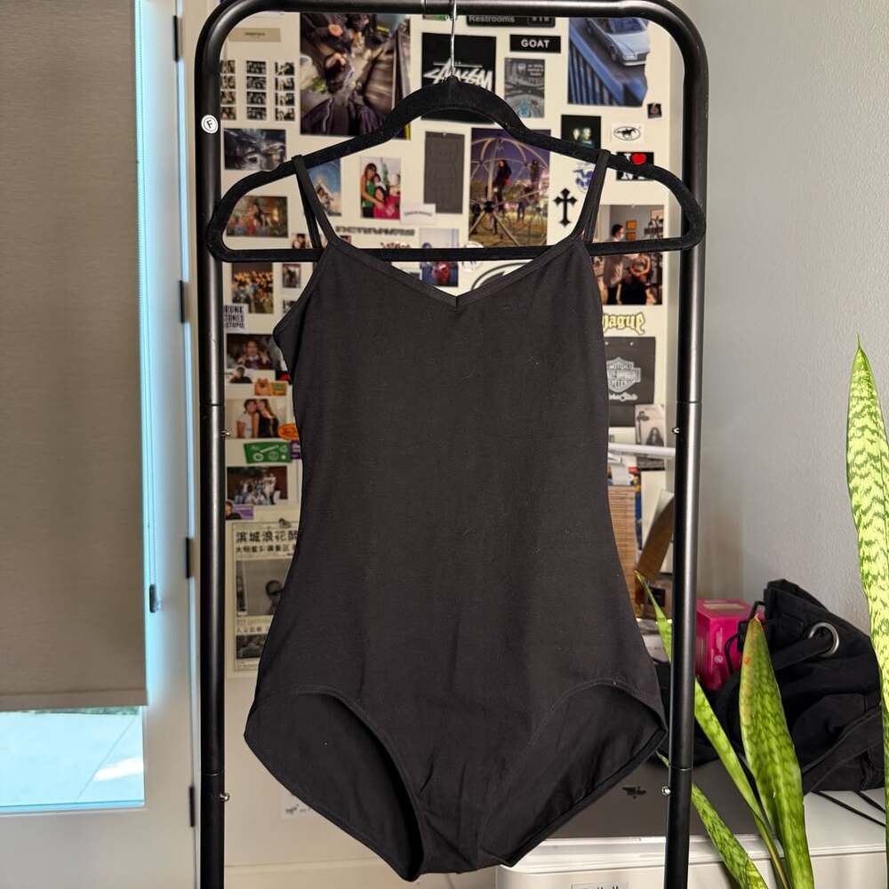 FITS LIKE A SMALL Capezio Strappy Back Camisole Ballet Leotard / bodysuit